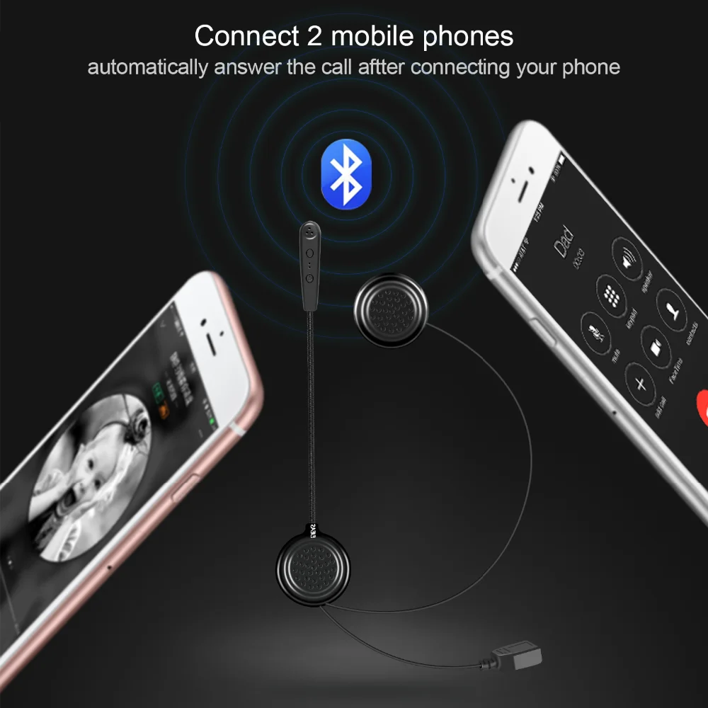 E1 мотоциклетный Bluetooth шлем гарнитуры Bluetooth 4,1 Беспроводной HD стерео звук для всех телефонов гарнитура динамик микрофон