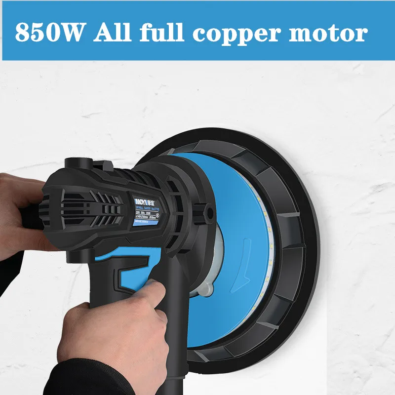 220 В 850 Вт Электрический светодиодный свет стены шпатлевка полировщик машина