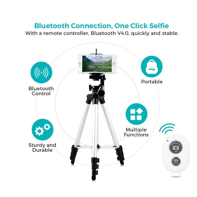 HM3110A гибкий Трехходовой Штатив для видеокамеры с пультом дистанционного