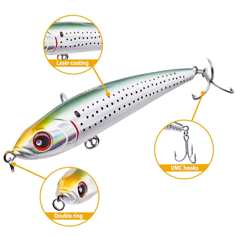 NOEBY жесткая рыболовная приманка stickbait NBL9062 приманки карандаши морская 140 мм 160 180