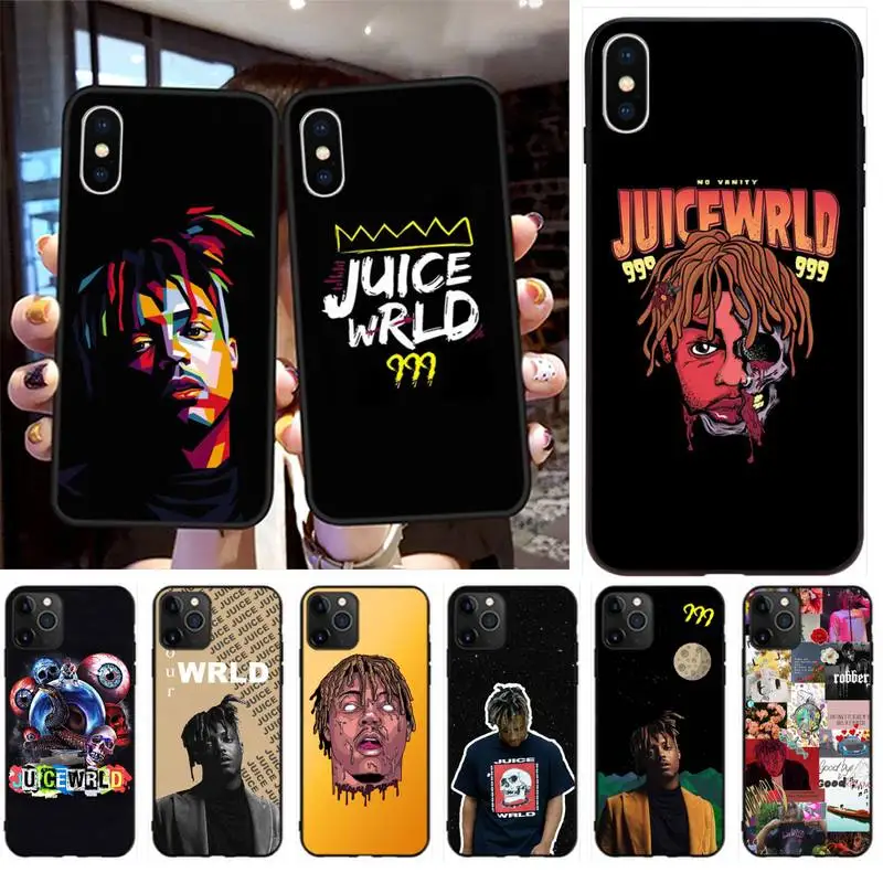 

Juice WRLD Hip Hop 999 DIY phone Case cover Shell for iPhone 11 pro XS MAX 8 7 6 6S Plus X 5S SE 2020 XR case