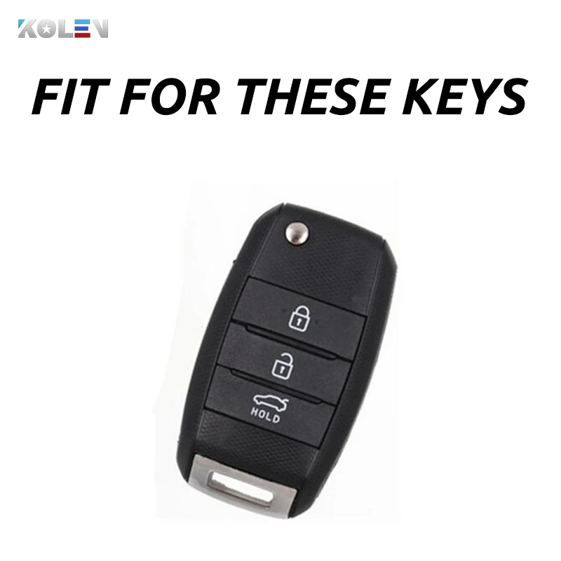 Мягкий ТПУ чехол для автомобильного ключа с полным покрытием KIA K2 K3 K4 K5 Rio QL Ceed Sorento