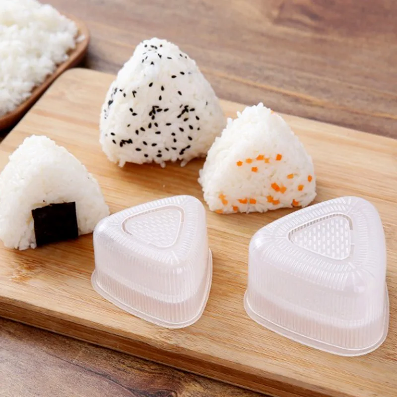 

DIY Sushi Mold Onigiri Rice Ball Food Press Triangular Sushi Maker Mold Sushi Kit Japanese Kitchen Bento Accessories for Sushi