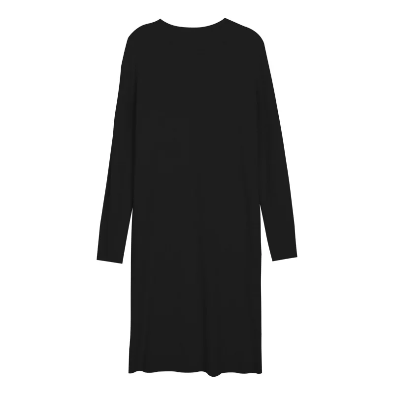 

Basic Mock Neck Midi Knitted Dress Women Fall Winter Sweater Dresses Straight