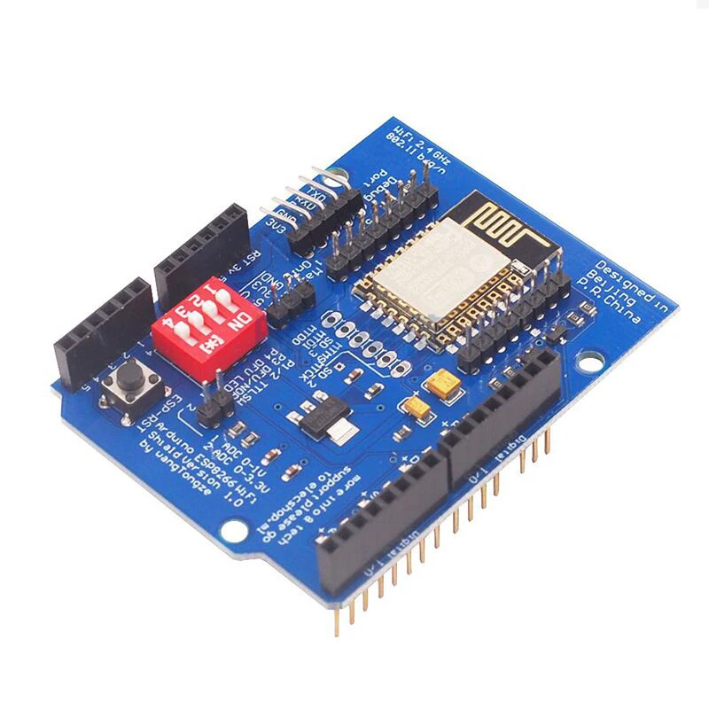 1 шт. ESP макетная плата 12E ESP8266 UART wifi беспроводной щит для Arduino UNO|Панель| |