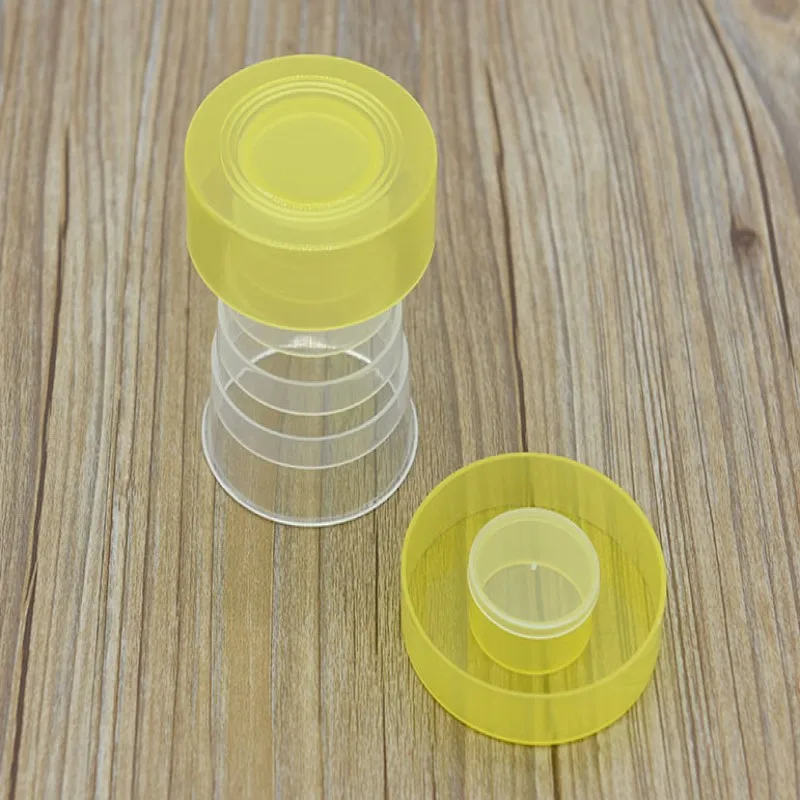 1pcs portable folding cup plastic telescopic outdoor travel water bottle random color | Спорт и развлечения