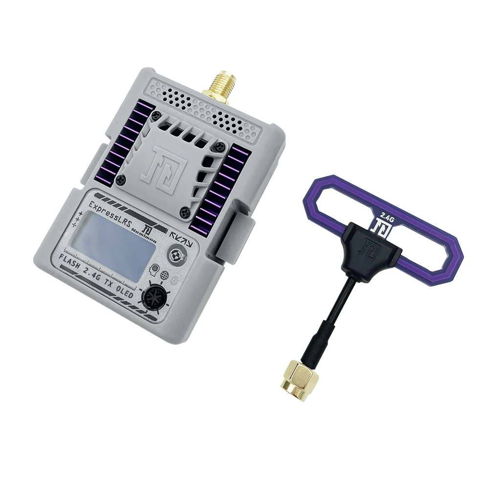 Namimno ExpressLRS ELRS 2,4 GHz Flash baja latencia alta frecuencia de actualizaci&oacute;n m&oacute;dulo TX con OLED Nano Mini RC receptor para RC FPV Drone-4