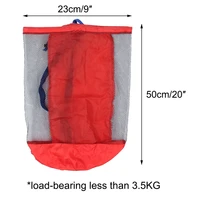 portable baby sea storage mesh bags for children kids beach sand toys net bag water fun sports bathroom clothes towels backpacks