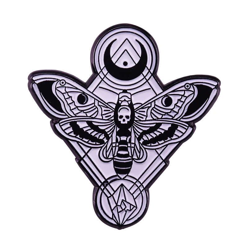 Брошь в форме головы смерти Готический Декор для Хэллоуина|Броши| |