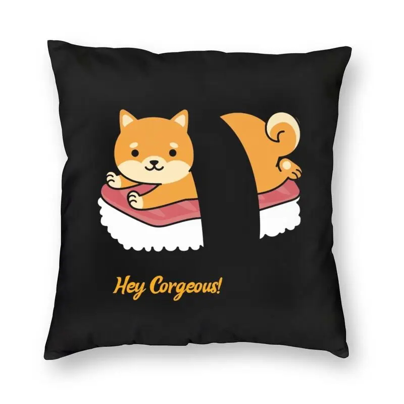 

Симпатичная наволочка для подушки Pembroke Welsh Corgi Dog суши 40x40 домашний декоративный чехол с мультяшным принтом для диванной подушки для гостино...