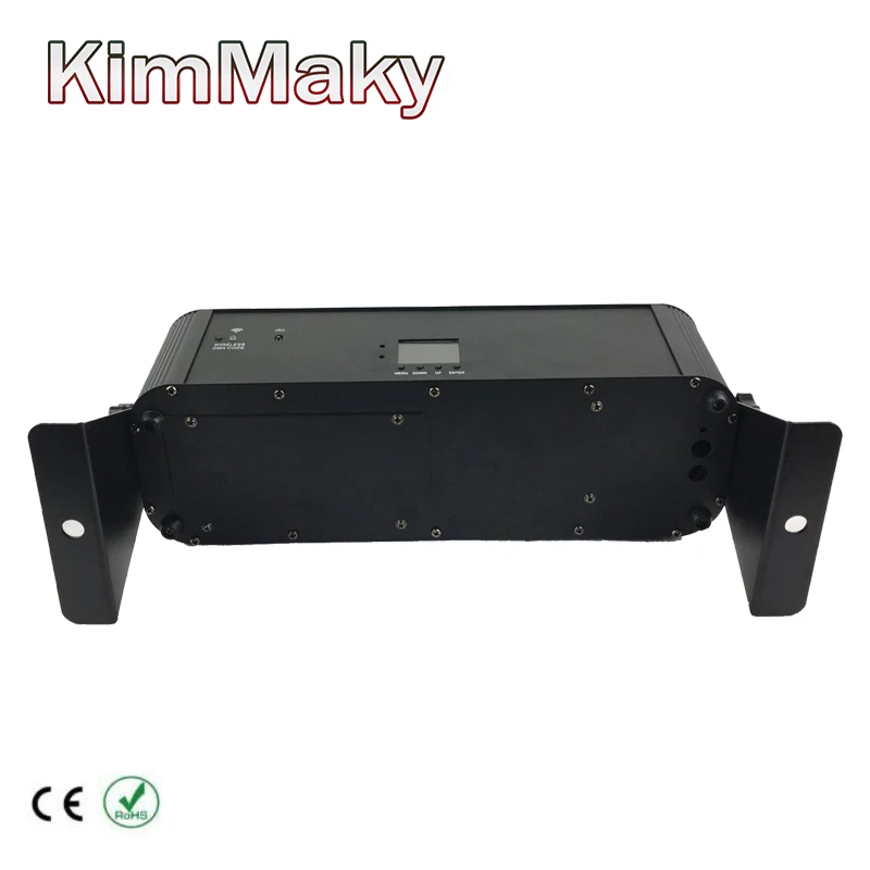 6 светильников/футляр на батарейках светодиодный беспроводной DMX 12X18W RGBWA + УФ DJ