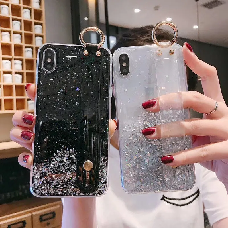 Чехол с блестками для Huawei P30 Lite P20 P40 honor V10 20i 8S 9X 8A Mate 20 Pro Y6 Y9 Prime 2019|Бамперы| |