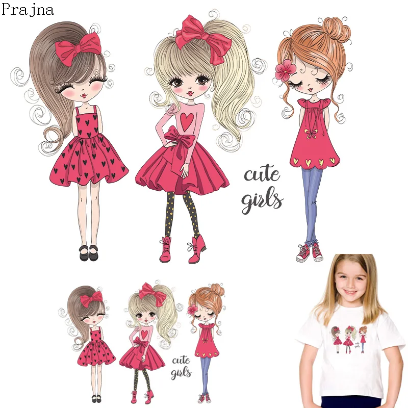 Термонаклейки Prajna для девочек виниловые термонаклейки в полоску | Дом и сад