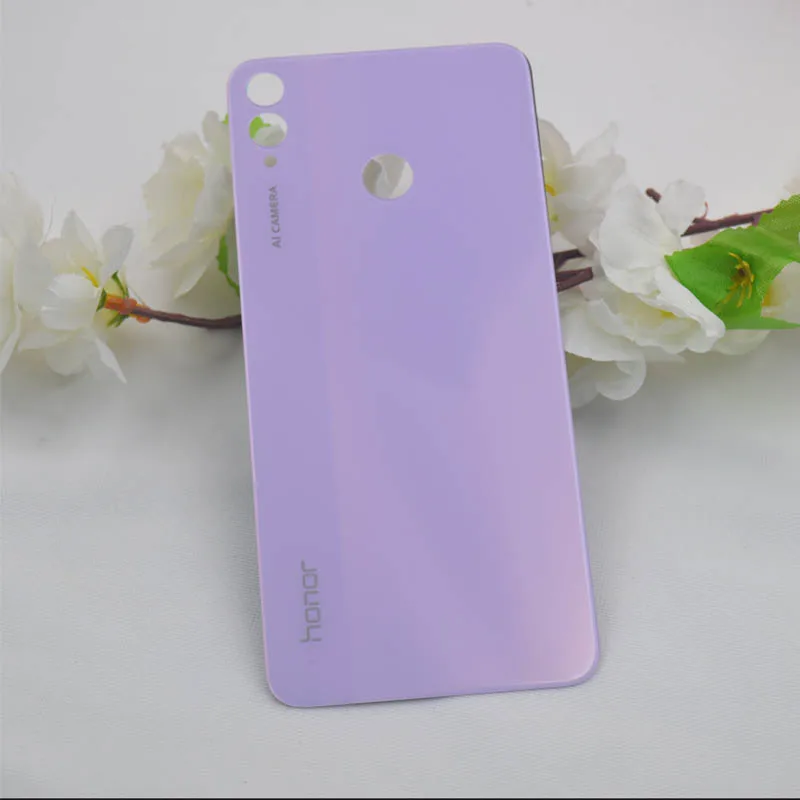 Задняя крышка для honor 8X, чехол на заднюю дверь 6," для honor 8x, чехол на батарейку, запасные части для huawei View 10 Lite, задняя крышка - Цвет: Фиолетовый