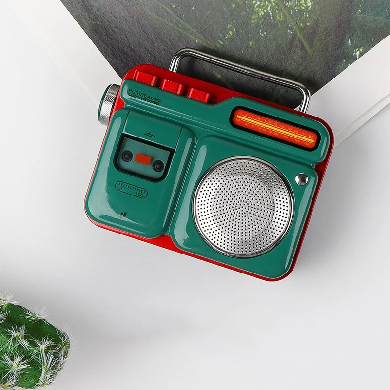 Новое портативное радио PURIDEA MOCA в стиле ретро Беспроводная колонка Bluetooth цветная
