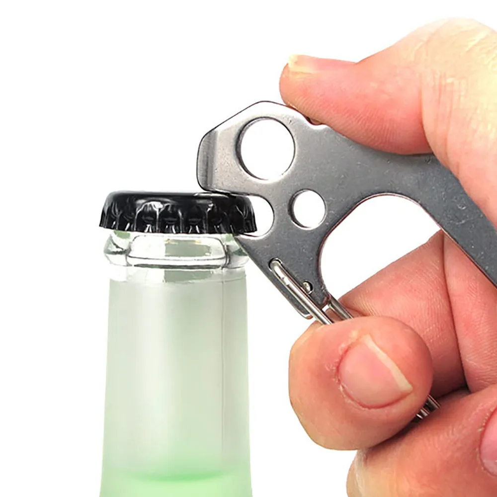 Товары для альпинизма из нержавеющей стали многофункциональный брелок карабин