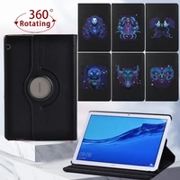 360 rotating tablet case for huawei mediapad t3 10 9 6t5 10 10 1 inch pu leather bracket protective cover free stylus