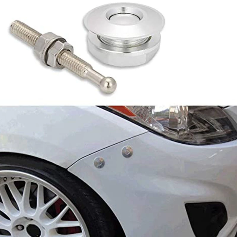 Длинная кнопка быстрого спуска капота шпильки замок зажим Защелка комплект для