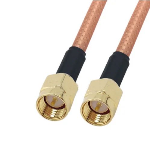 

Коричневый кабель RG142 штекер SMA к штекеру SMA штекер Разъем RF коаксиальный фоторазъем