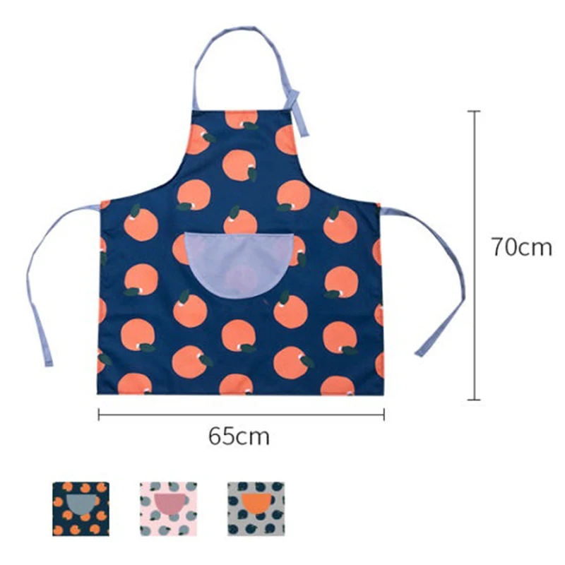 

Oil-Resistant Apron Kitchen Apron Adjustable Waterproof Multifunction Household Cleaning Tools Cooking Baking Restaurant Apron