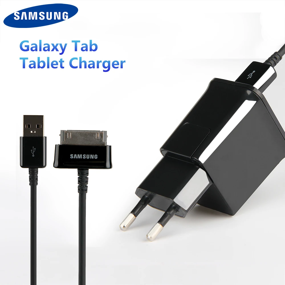 Оригинальное дорожное зарядное устройство для планшета настенное Samsung Galaxy Tab P6200