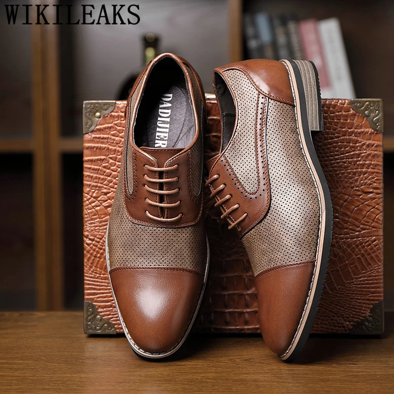 

Oxford Shoes For Men Leather Shoes Men Business Shoes Fashion Zapatos De Hombre De Vestir Formal Scarpe Uomo Eleganti Schoenen