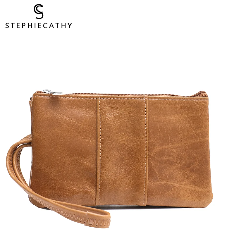 Повседневный женский кошелек SC из натуральной кожи маленькие кошельки для