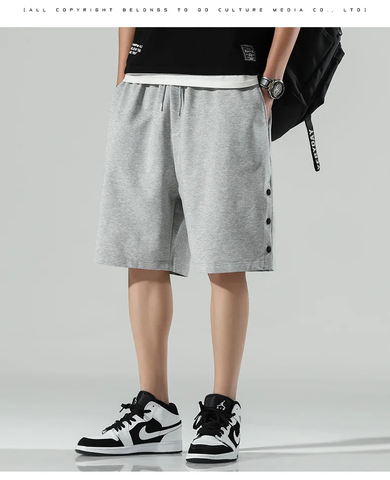 

M-4xl Men's Shorts Summer 2021 New Thin Leisure Sports Trend Fashion Men's Loose Shorts 21-816