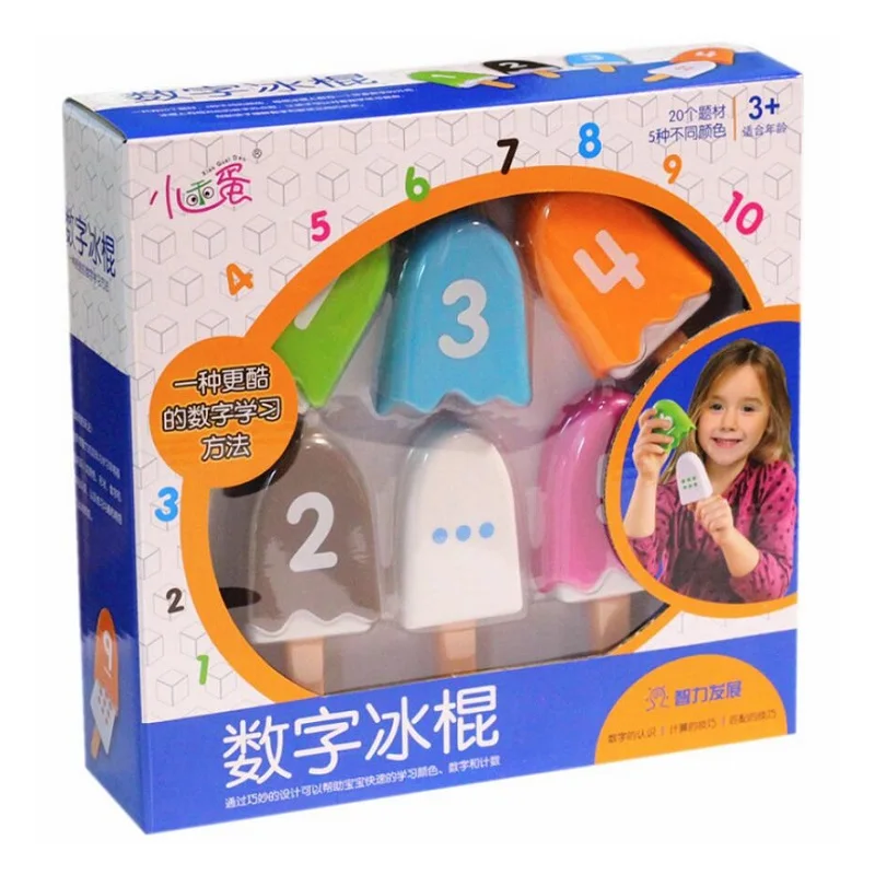 

Digital popsicle mathematics enlightenment early childhood education parent-child interactive educational toys for children