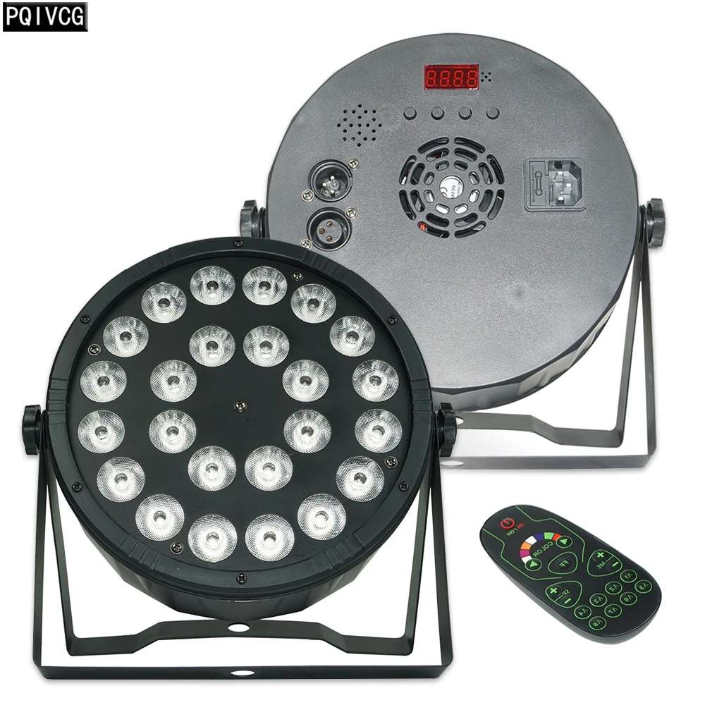 

Светодиодный прожектор Par 24x12w 4 в 1 DMX512, пластиковый светильник ный светильник для сцены, диджея, вечеринки
