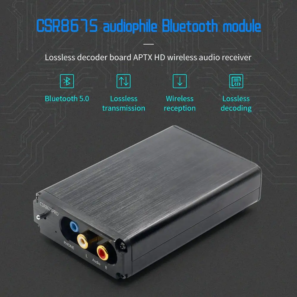 Аудиофильный Bluetooth модуль CSR8675 5 0 дюйма Стандартная плата APTX HD беспроводной