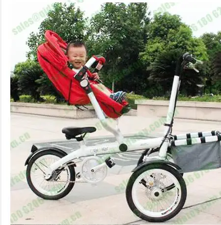 2 in 1 mother baby bike taga travel bicycle 3 wheel stroller fold  Мать и