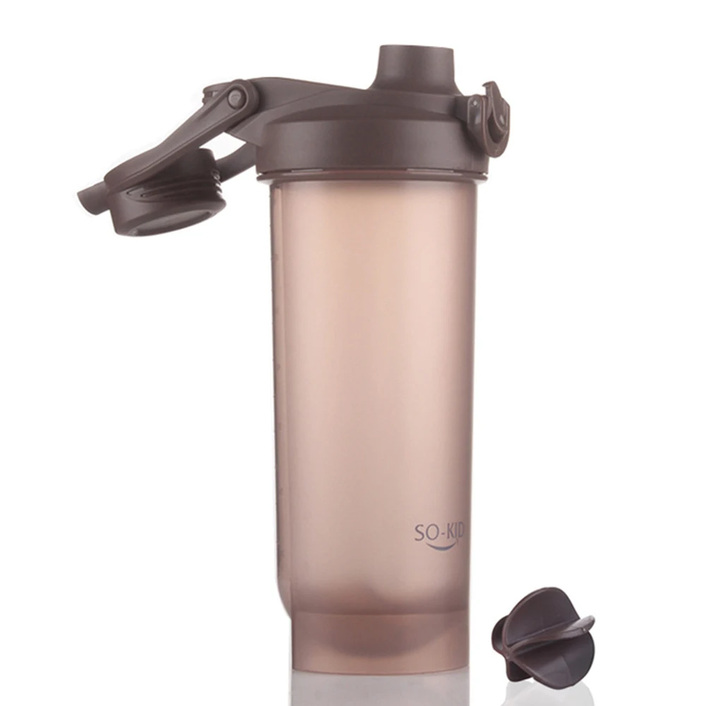 

500ml protein powder shake cup direct drinking sports water bottle portable outdoor fitness fruit juice bottle dropshiping