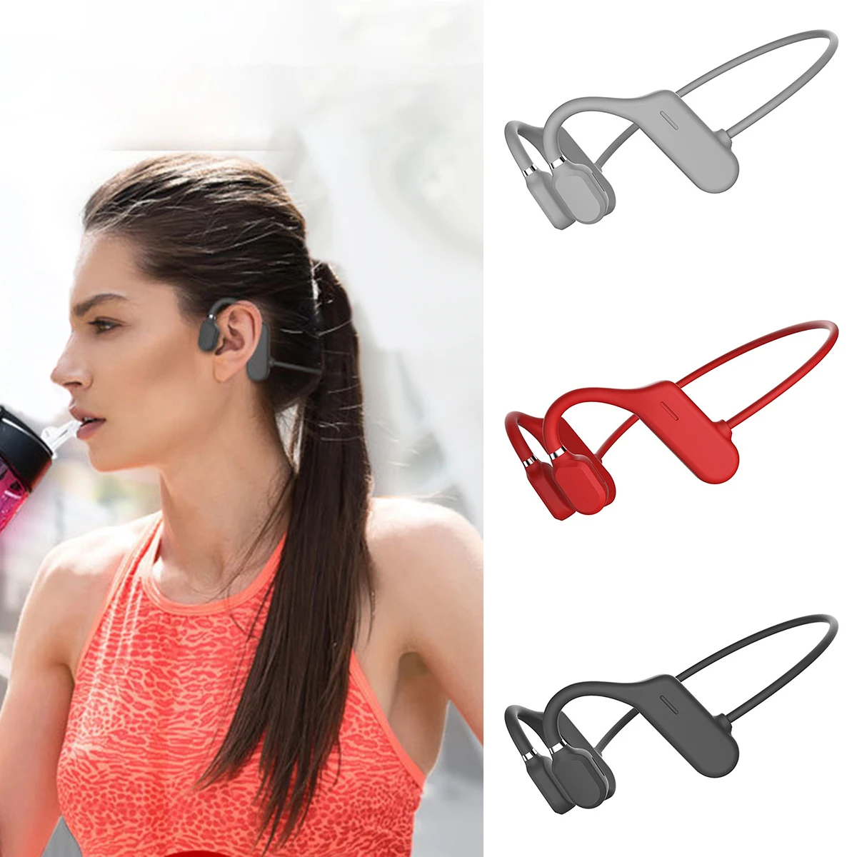 Беспроводные наушники SOONHUA гарнитура с открытыми ушами Hi-Fi стереонаушники