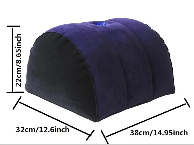 Надувная подушка для любви с клиновидным местом пар подушки воздушным надувом