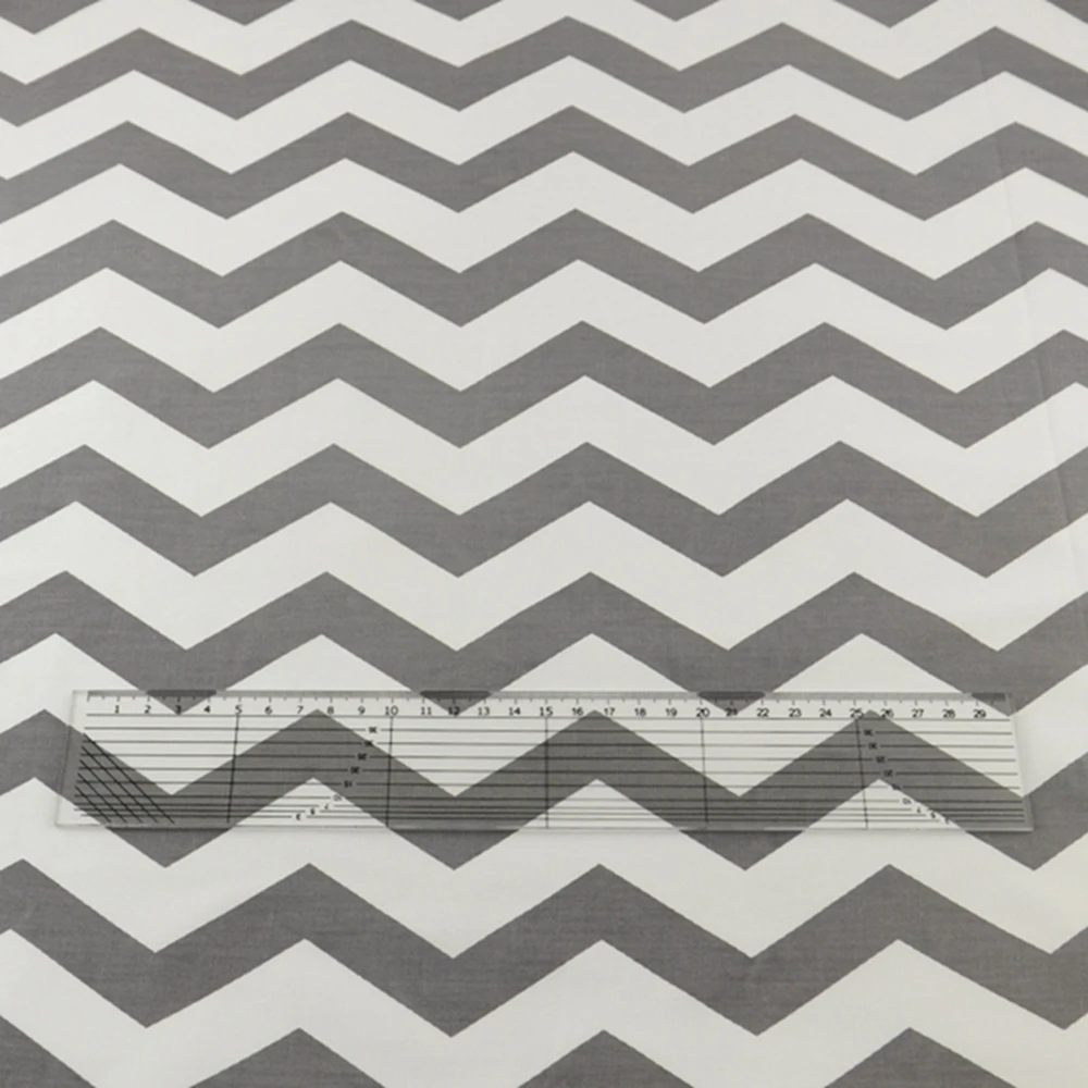 Серая волнистая хлопчатобумажная ткань для стёганых изделий домашний текстиль