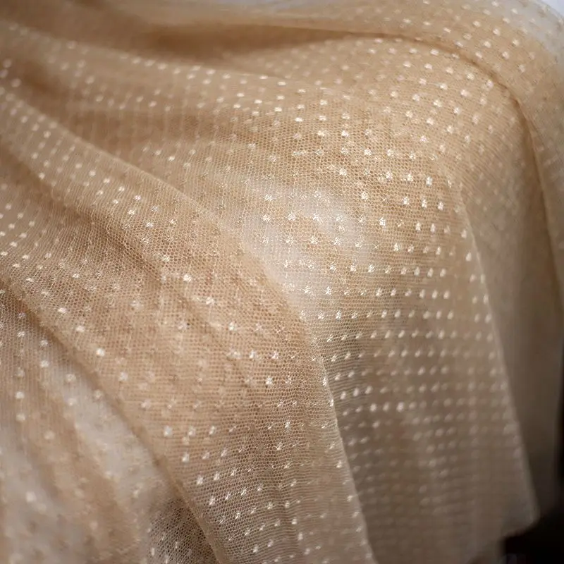 2 meters 2 метра белая черная эластичная сетчатая ткань, точечная сетчатая ткань, платье, свадебный фон, одежда нижняя рубашка Ткань Текстиль - Цвет: 2 meters