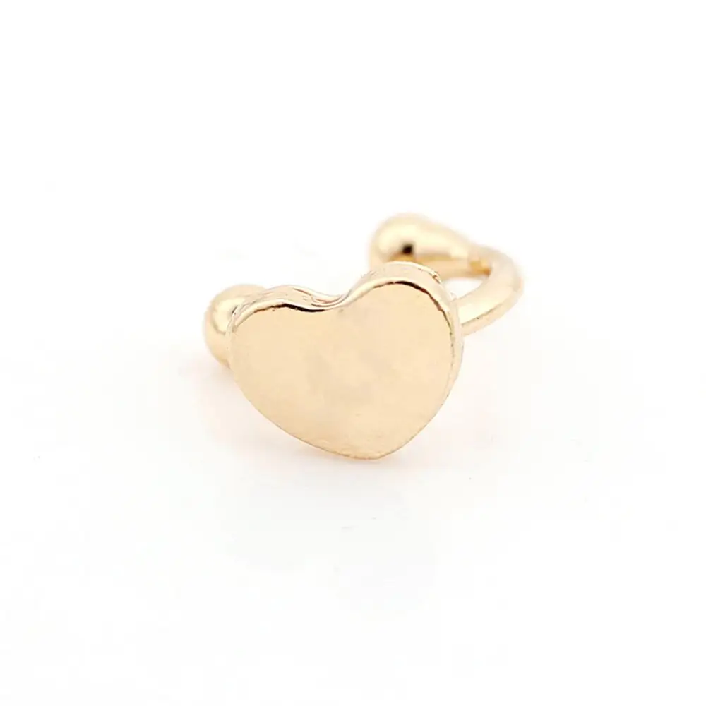 2 шт. Простой Имитация в форме сердца с рисунком пятиконечной звезды луна