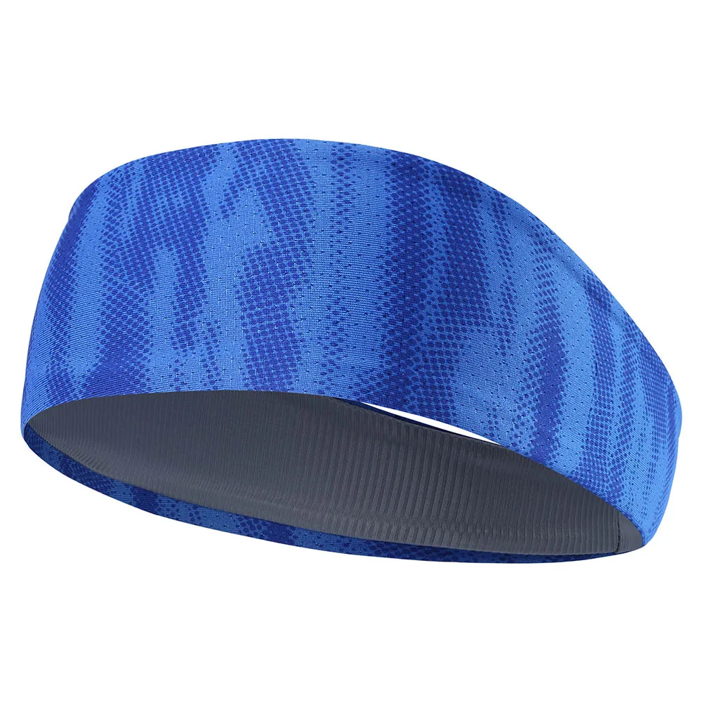 04 Elastic Men Headband Hairband Soft Sweatband Stretchy Headwear Bicycle Yoga Sport Moisture Wicking Hair Accessories Women Girls - Цвет: 04