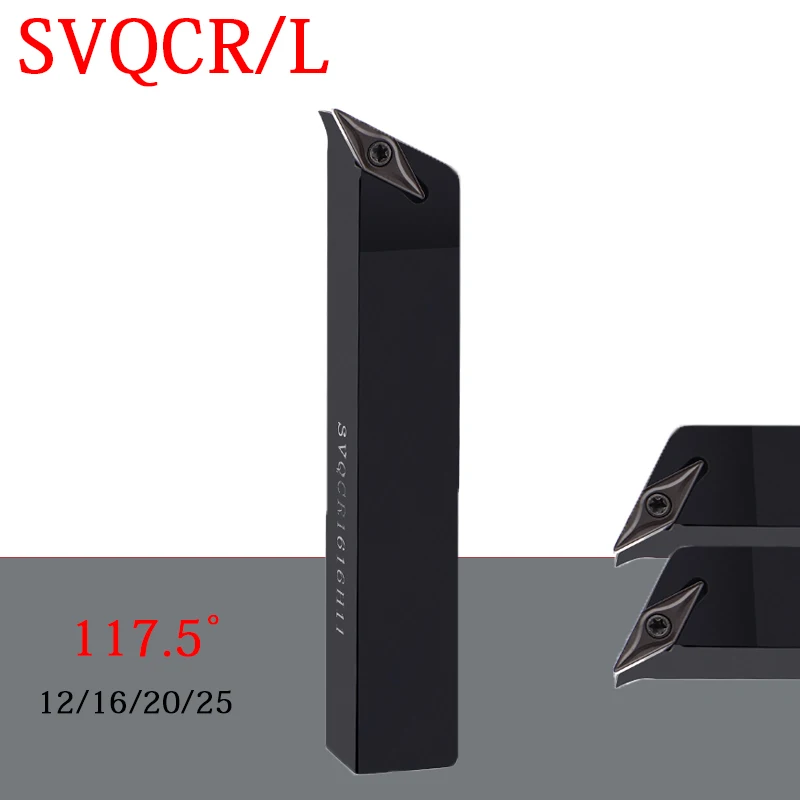 

SVQCR SVQCR1616 SVQCR1212H SVQCR1616H11 SVQCR2020K11 SVQCR1616H16 SVQCR2020K16 CNC Lathe Cutting Tool Shank Turning Tool Holder