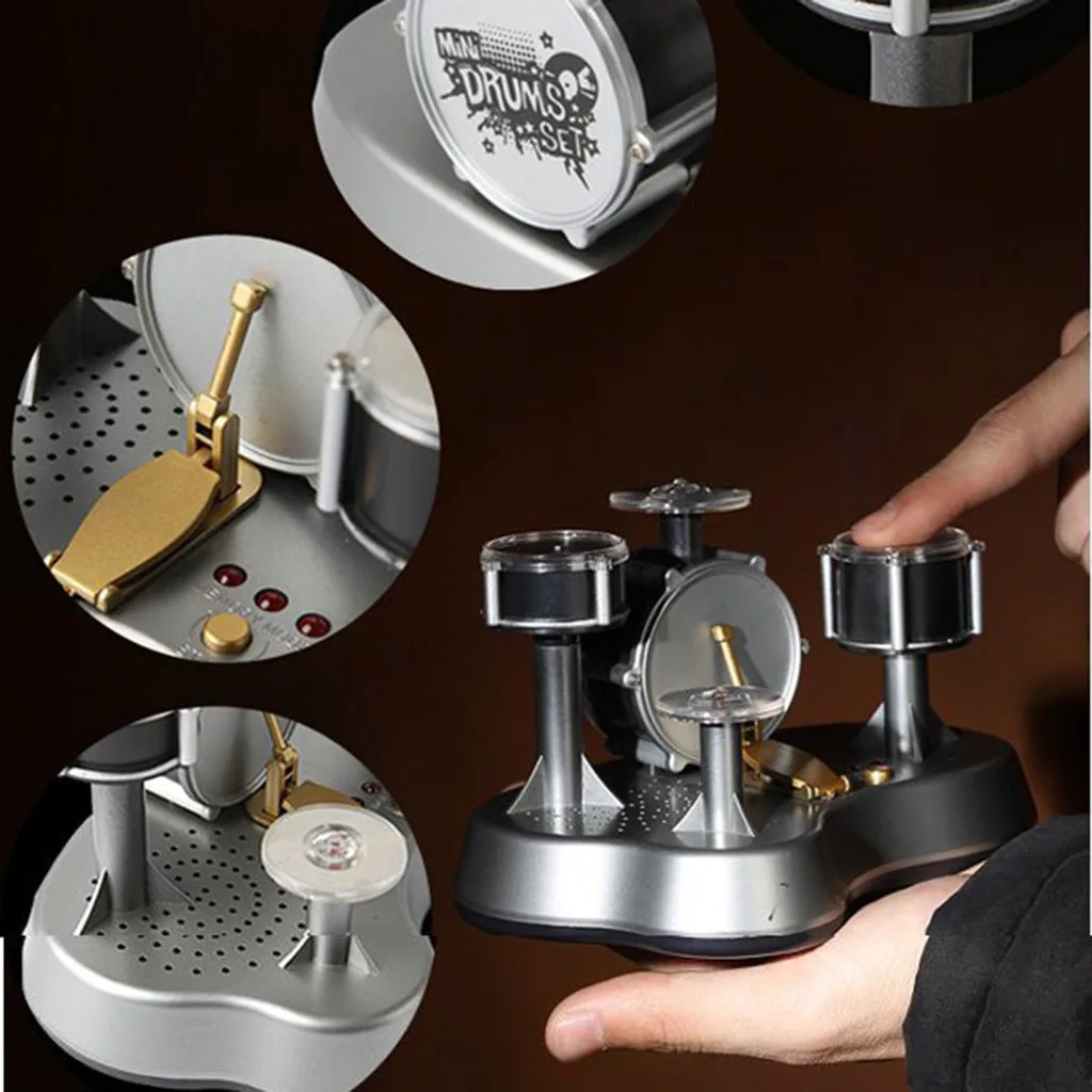 Мини-барабанная установка барабанный светодиодный светильник Джазовый