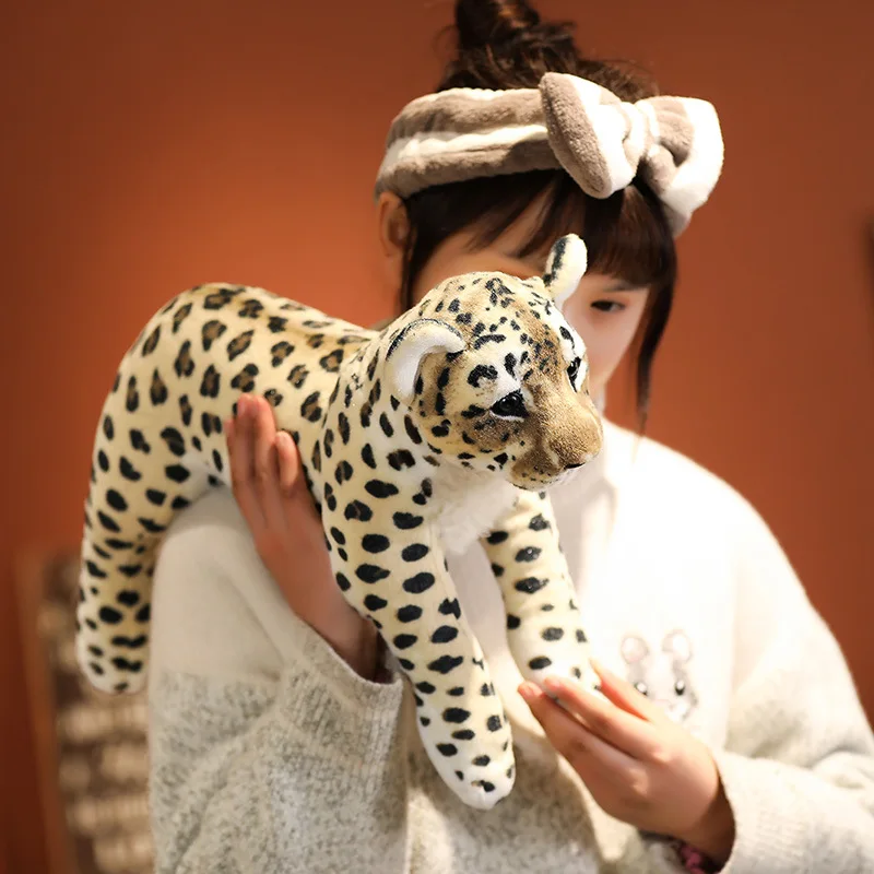 

Реалистичные игрушки в виде тигра, плюшевая имитация леопарда Llion, мягкие игрушки в реальной жизни, дикие животные, мягкая кукла, детская игрушка, подарок на день рождения