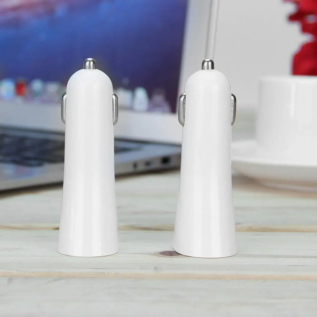 Мини Рог двойной USB 2 Порты и разъёмы автомобиля Зарядное устройство разъем