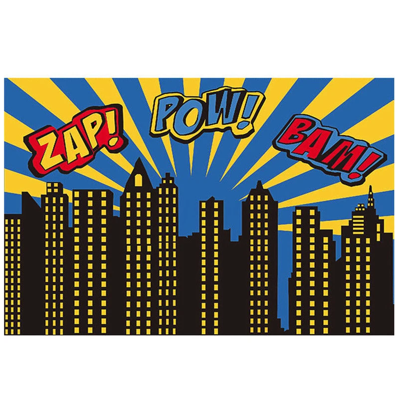 

Фон для студийной фотосъемки с изображением супергероев 5x3 фута