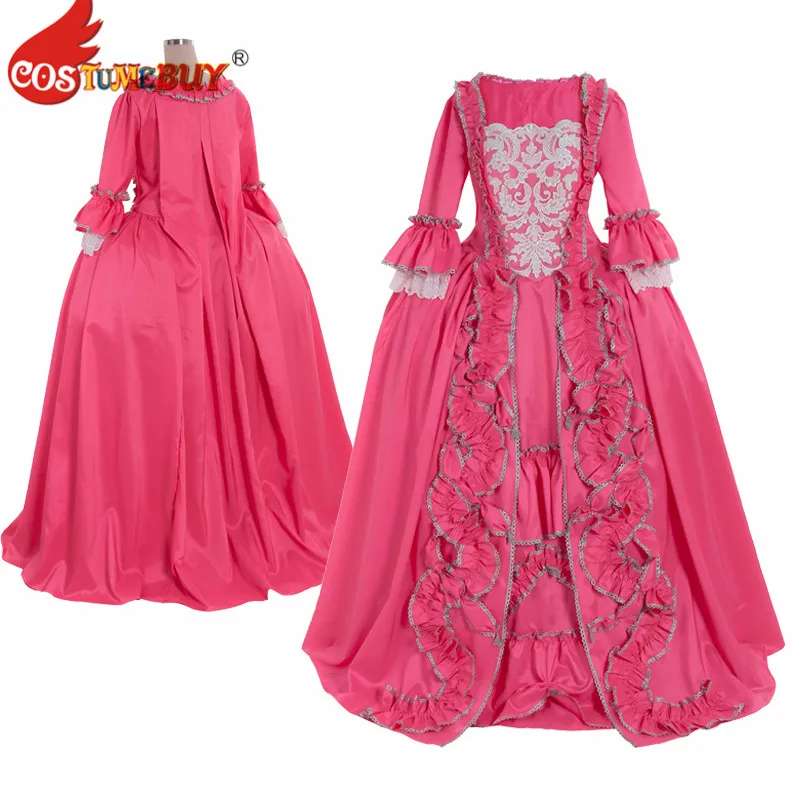 Costumebuy викторианская Мария Антуанетта рококо колония бальное платье с кружевом
