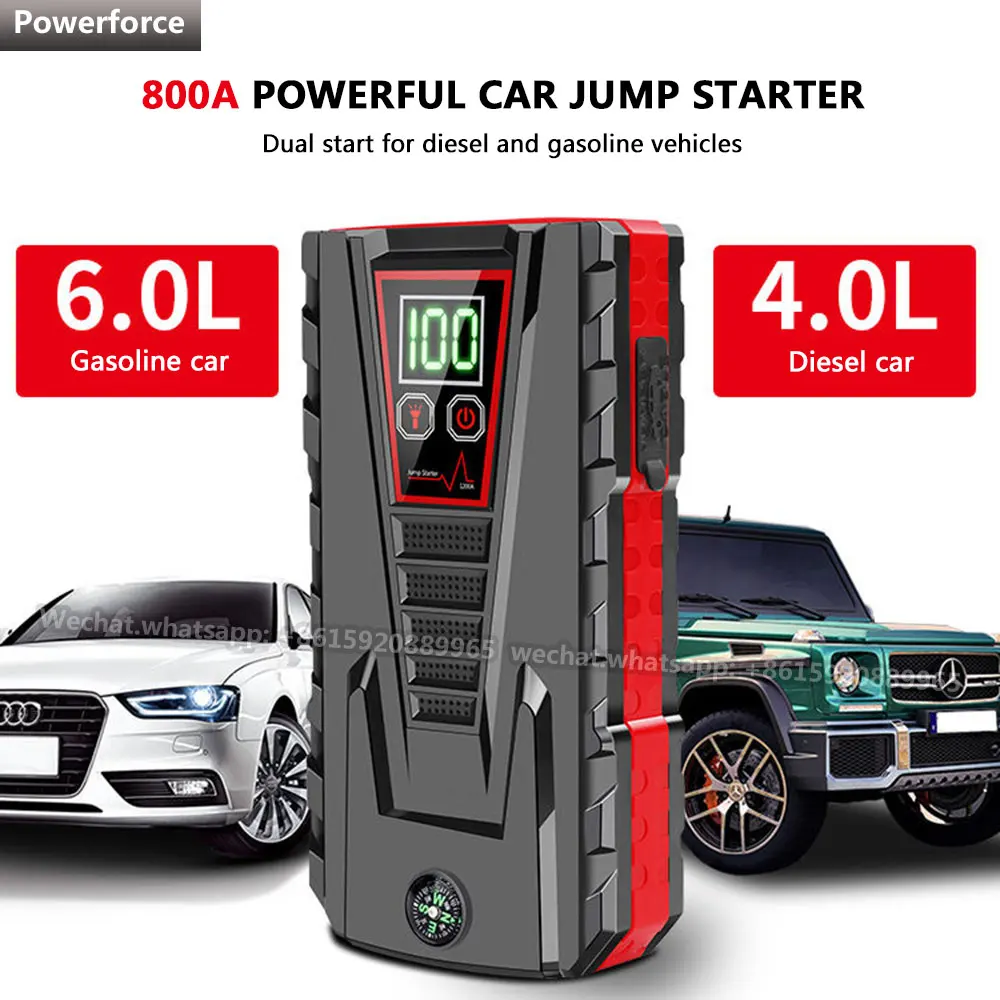 

Car Emergency Start-up Power Supply 12V Mobile Charging Treasure Large-capacity Car Battery Rescue Ignition