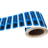 500 for rectal use only stickers waterproof 1 5 x 38 fluorescent blue stickers with permanent adhesive blue