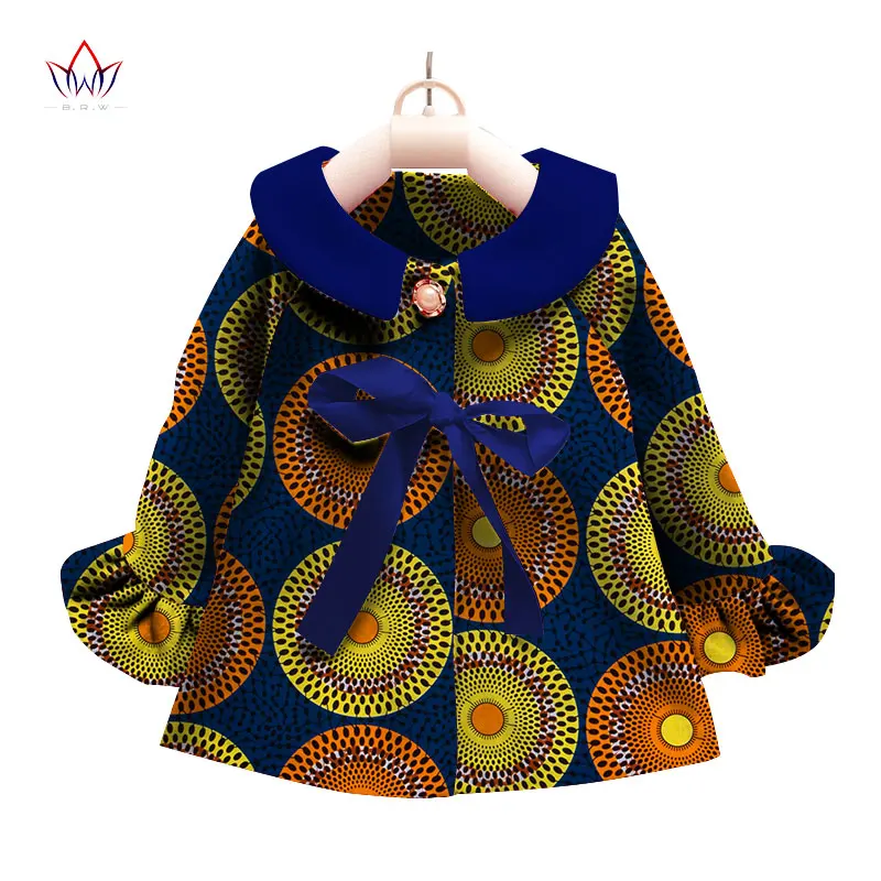 2017 Африканский Костюмы дети Дашики традиционные хлопок Платья для женщин