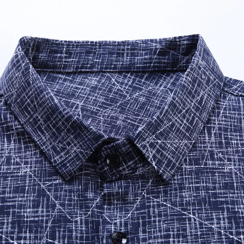 Для мужчин Цветочные Короткие рубашка с рукавами 2021 летние 100% Мерсеризованный