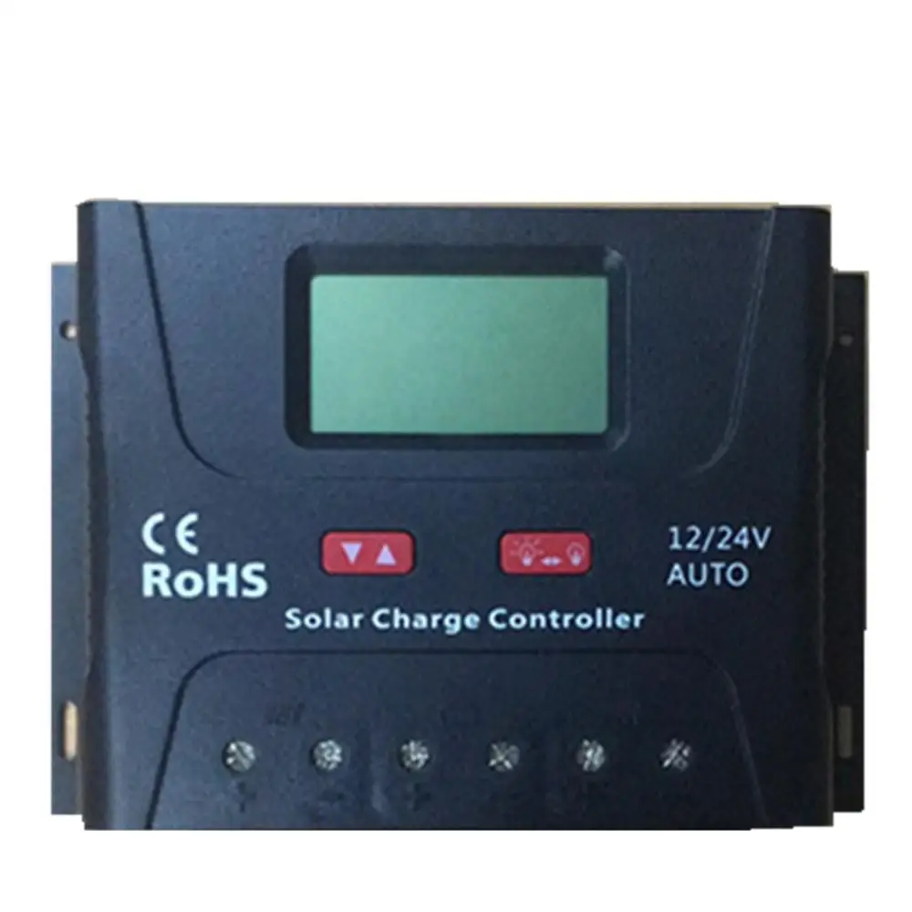 RG 20/40/60A Lamp Regulator Timer Solar Panels 12V 24V Battery Charge Controller for LED Street Lighting Power Bank Home System